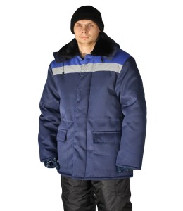 Куртка Стандарт зима темно-синий/василек